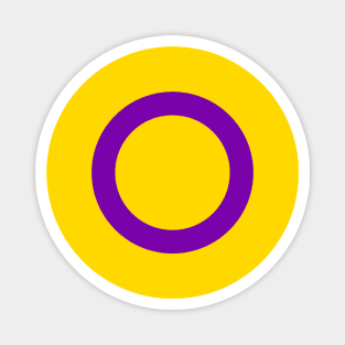 intersex pride Magnet